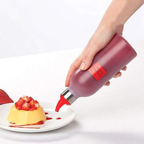 Kasuki 1Pcs Blue Jam Squeeze Bottle for Sauce and Condiments
