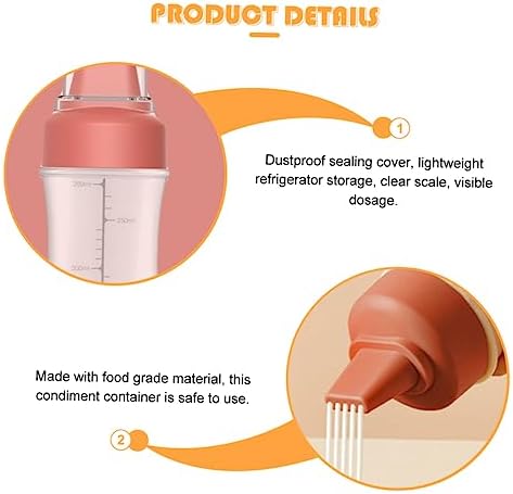 SHOWERORO Squeeze Bottles for Condiments and Sauces 1