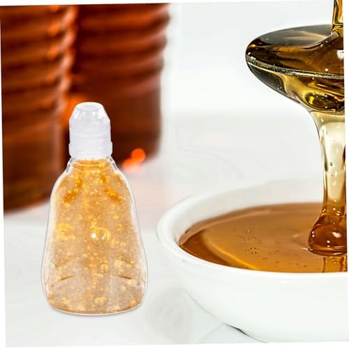 500g Clear Plastic Honey Dispenser with Flip Cap