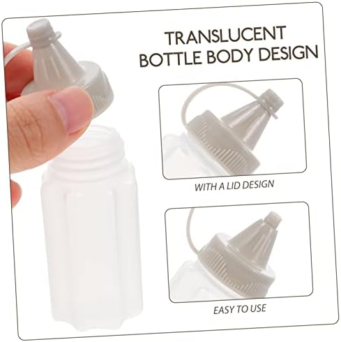 FELTECHELECTR Condiment Bottles Set of 8 for Kitchen Use