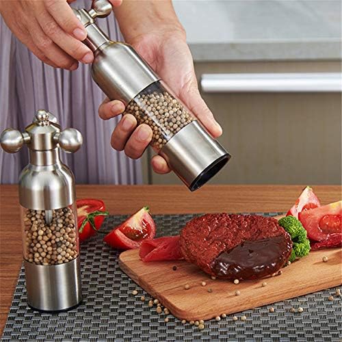 FUEAST Salt Pepper Grinder Set 2PC with Handle