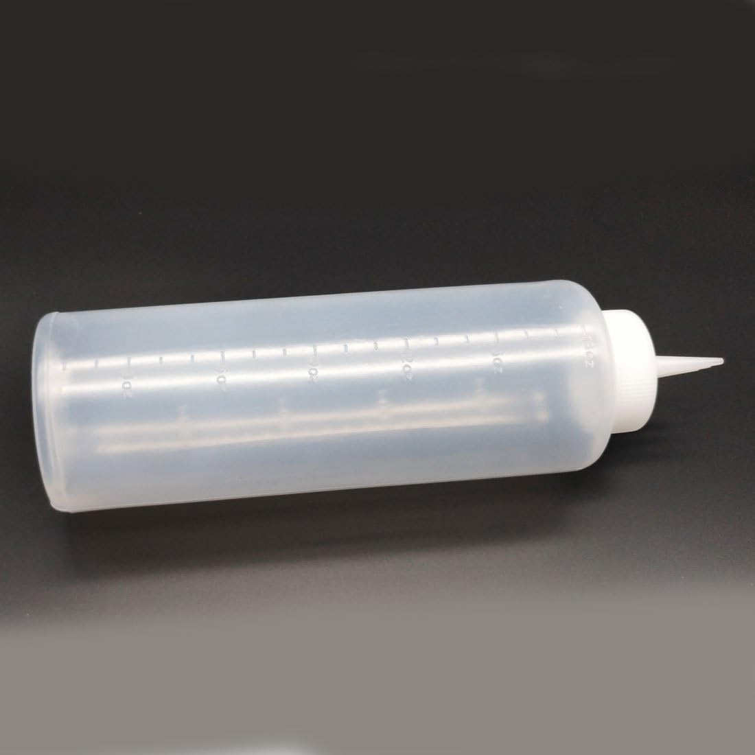 SUPIA 3 Hole Condiment Squeeze Bottles 14oz White