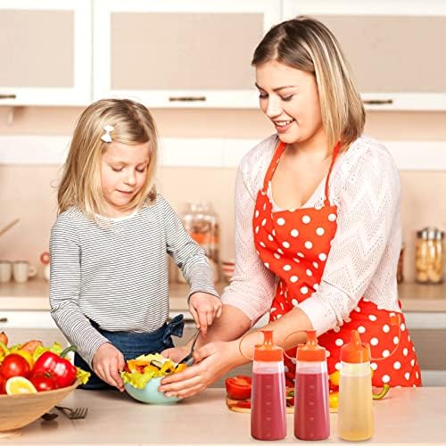 ZOOQUE 400ML 6-Piece Squeeze Bottle Set