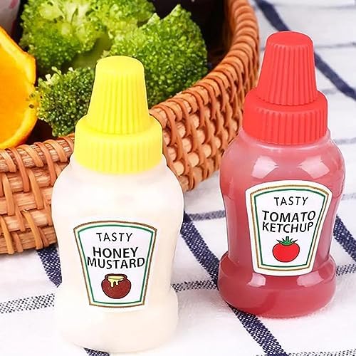 25ml Mini Condiment Squeeze Bottles Set 1