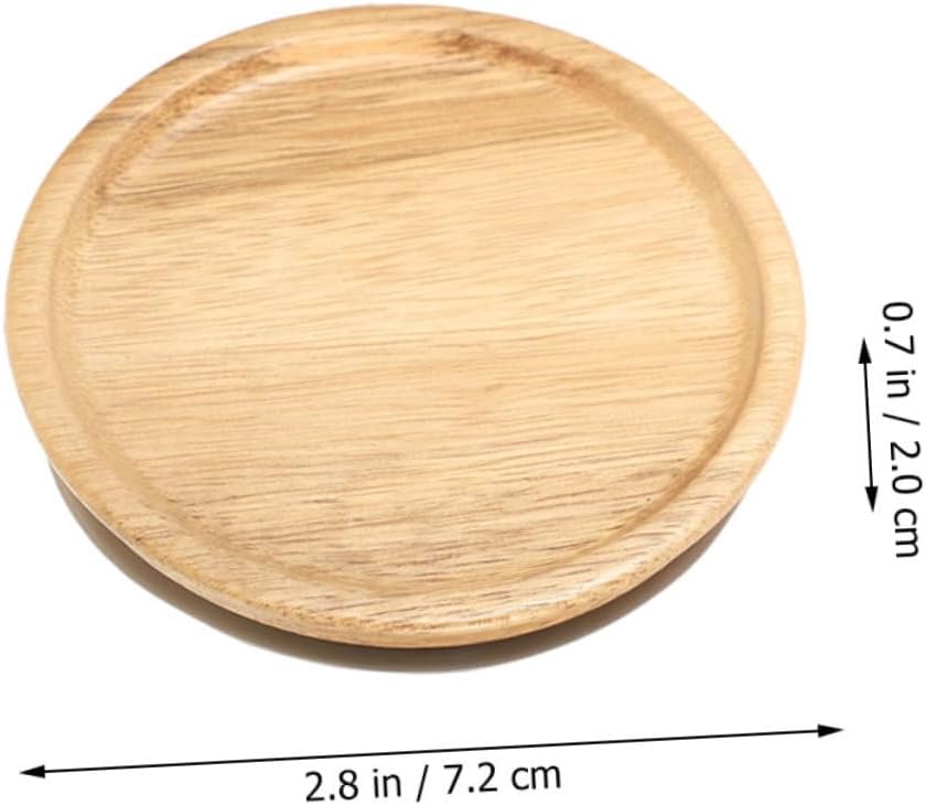 Alipis 2pcs Wooden Mason Jar Lids with Silicone Seals