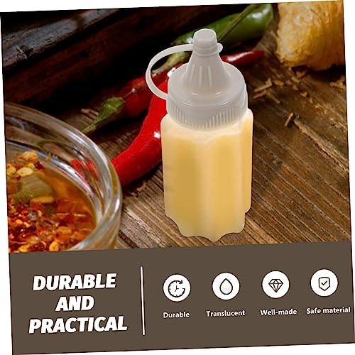 FELTECHELECTR Condiment Bottles Set of 8 for Kitchen Use