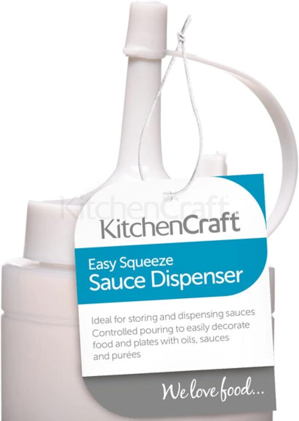 KitchenCraft Easy-Squeeze 8 Fl Oz Condiment Bottle