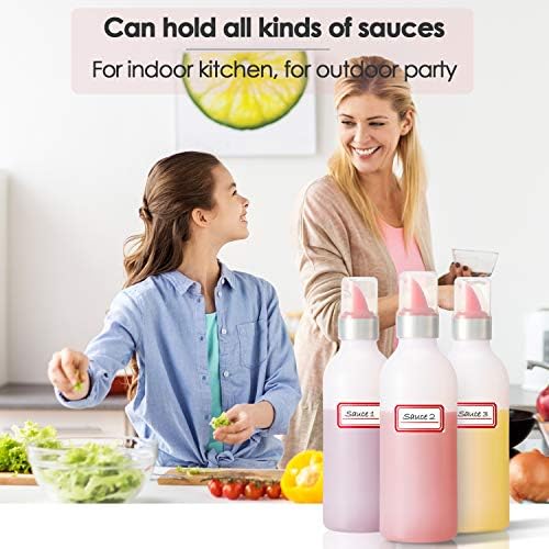 SUJUDE Condiment Squeeze Bottle for Kitchen