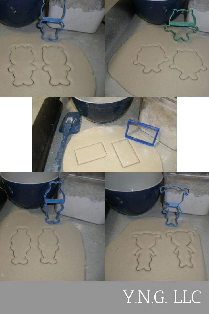 Monsters Inc Cookie Cutters Set of 5 Made in USA