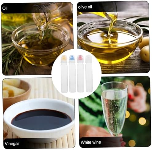 ULTECHNOVO 4PCS 2SET Mini Squeeze Condiment Bottles
