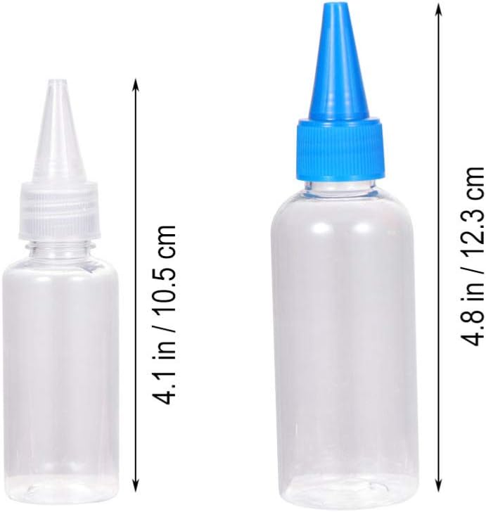Cabilock 20pcs Condiment Squeeze Bottles with Cap and Lid