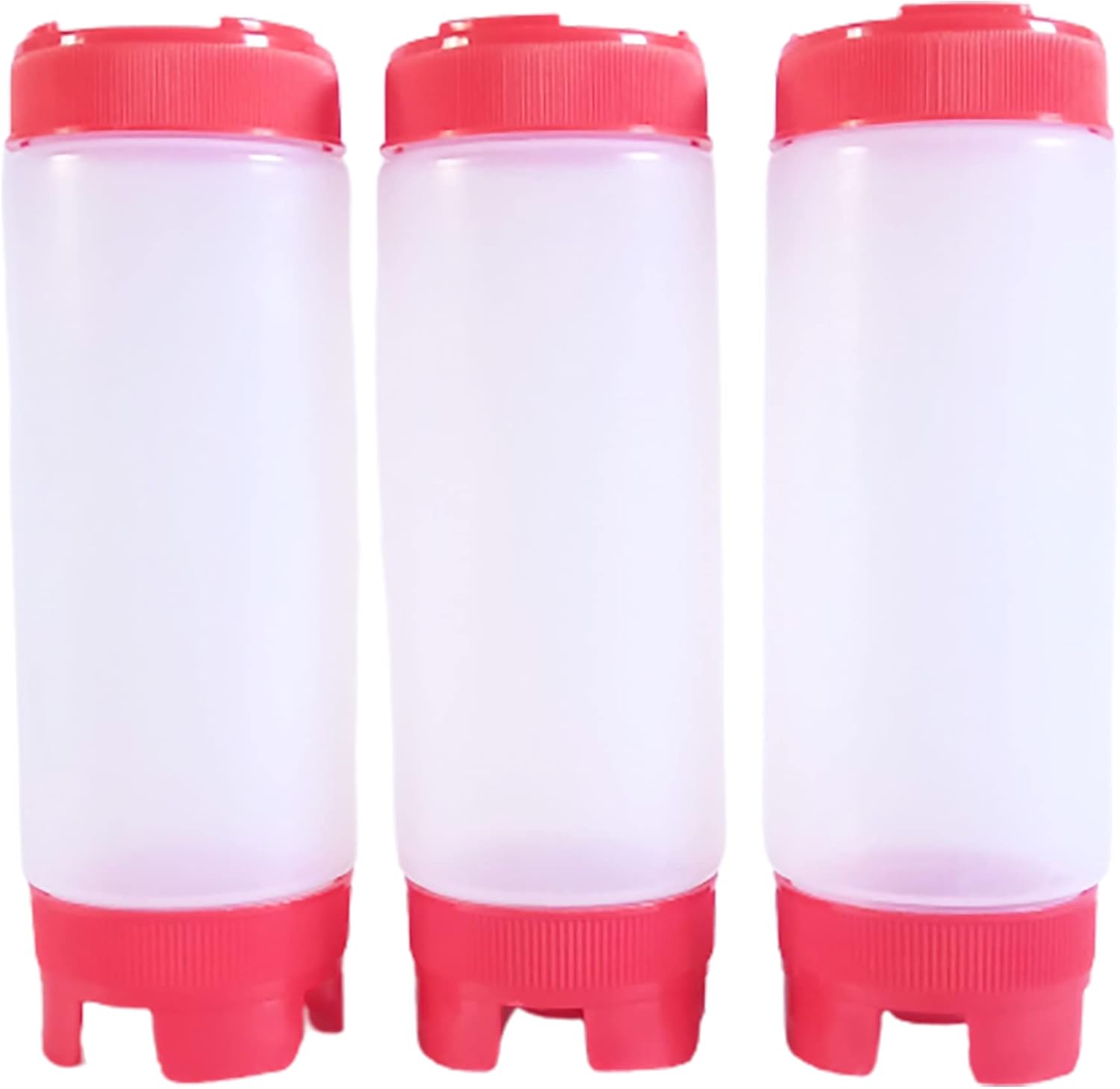 BAKERS PARDISE 15 Oz Condiment Squeeze Bottles Pack of 3 1