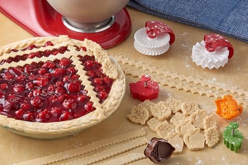 Talisman Designs Plunger Pie Crust Cutters 4-Piece Set
