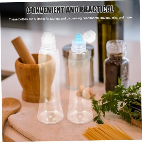Gatuida 4 Pack Mini Condiment Squeeze Bottles