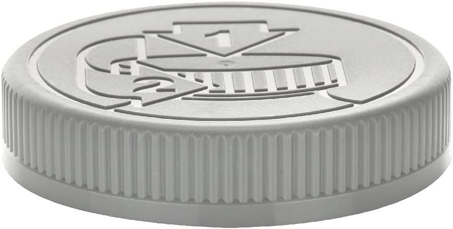 9 pcs Nakpunar Mason Jar Lids Gray Child-Proof