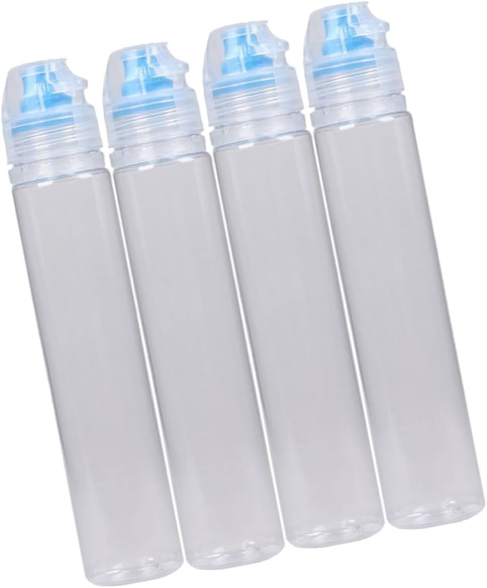 UTHCLO 4 Pack PVC Condiment Storage Bottles