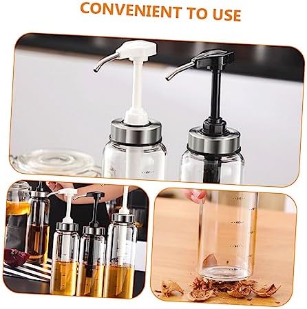SHOWERORO 500ml Honey Dispenser Jar for Outdoor BBQ