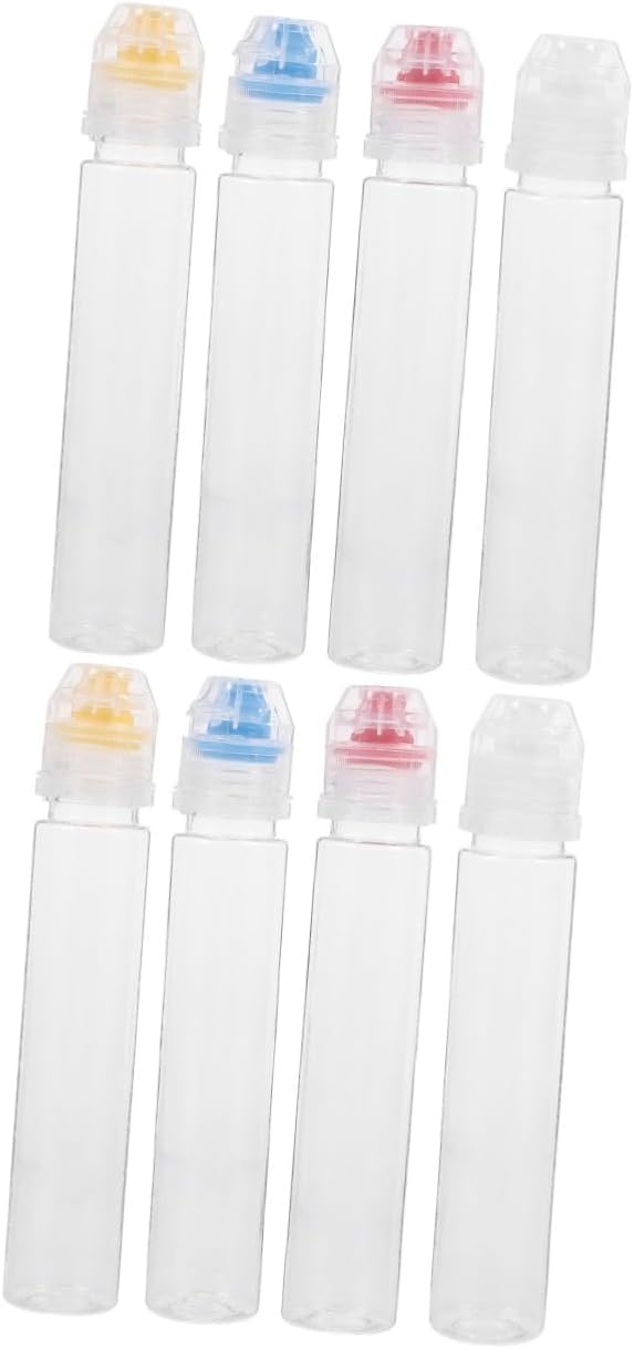MUCKLILY 4pcs2 Mini Squeeze Condiment Bottles
