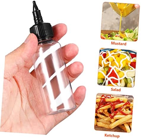 VINTORKY 12 Pack Refillable Salad Squeeze Bottles