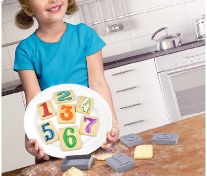 Genuine Fred Number-Style Cookie Cutters Set of 10