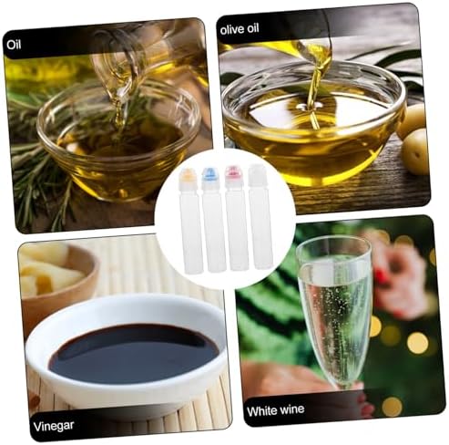 SKISUNO Mini Honey Squeeze Bottles 4pcs