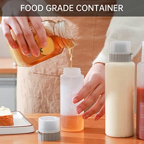 EUBUY 5-Hole Squeeze Bottle for Condiments