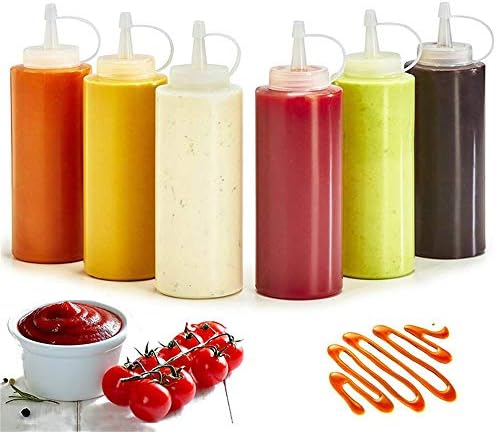 DCMINI 3-Pack Squeeze Bottles for Condiments and Sauces