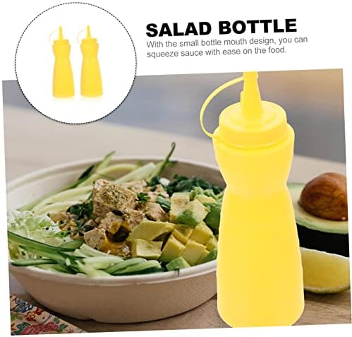 12oz 400ml Yellow Plastic Squeeze Bottles for Condiments