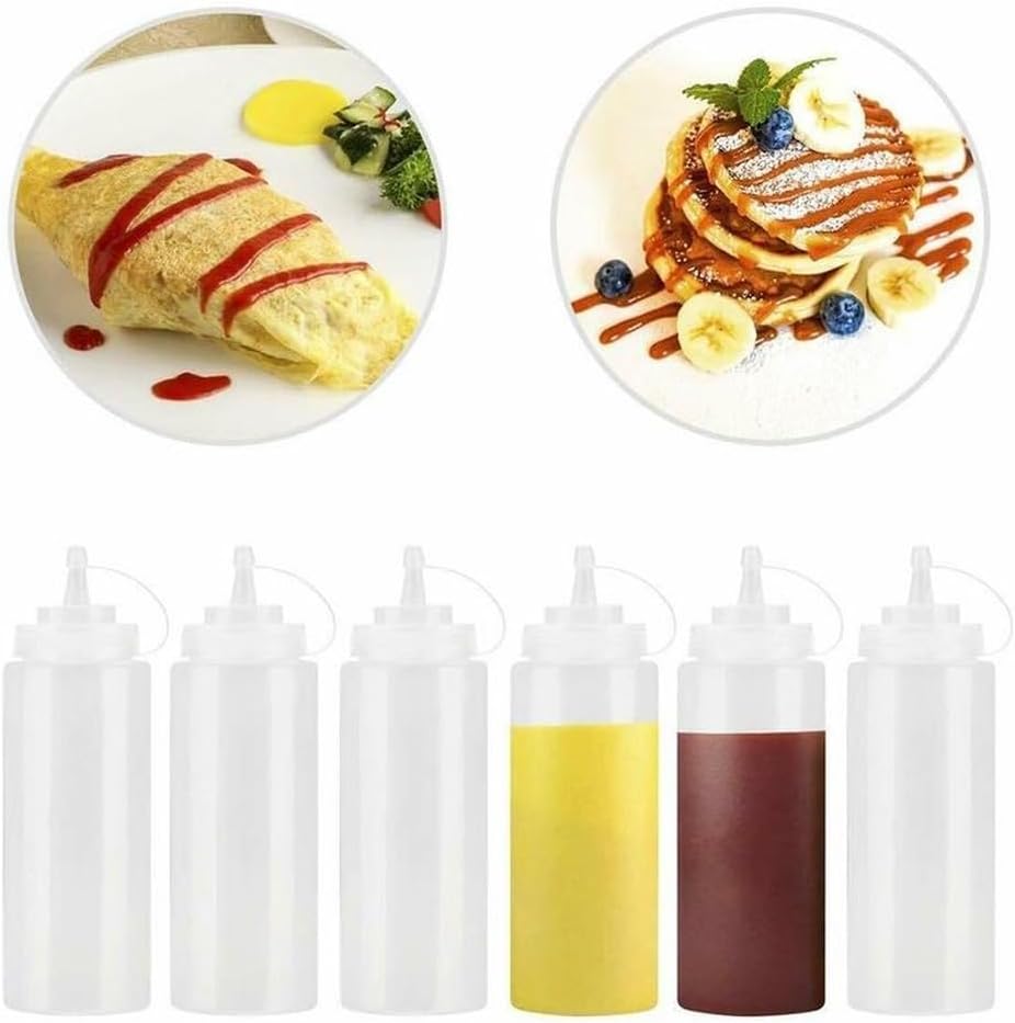 240Ml Condiment Squeeze Bottles Set of 1 1