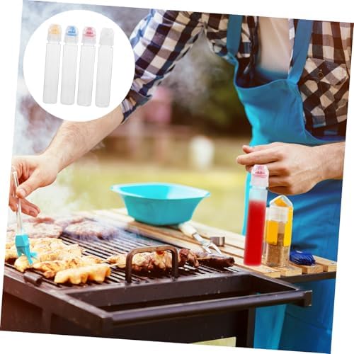 12 Pcs Mini Squeeze Bottle Condiment Containers