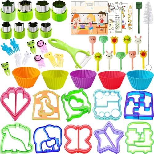 IELEK Sandwich Bread Cutters Shape Set for Kids 1