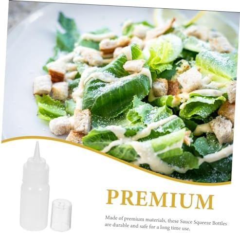 MAGICLULU 2PCS 30ML Squeeze Condiment Bottles