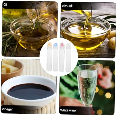 ULTECHNOVO 4PCS 2SET Mini Squeeze Bottles Condiment Dispenser