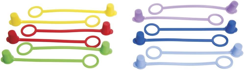TableCraft C100TA Assorted Squeeze Bottles - 12 Pack