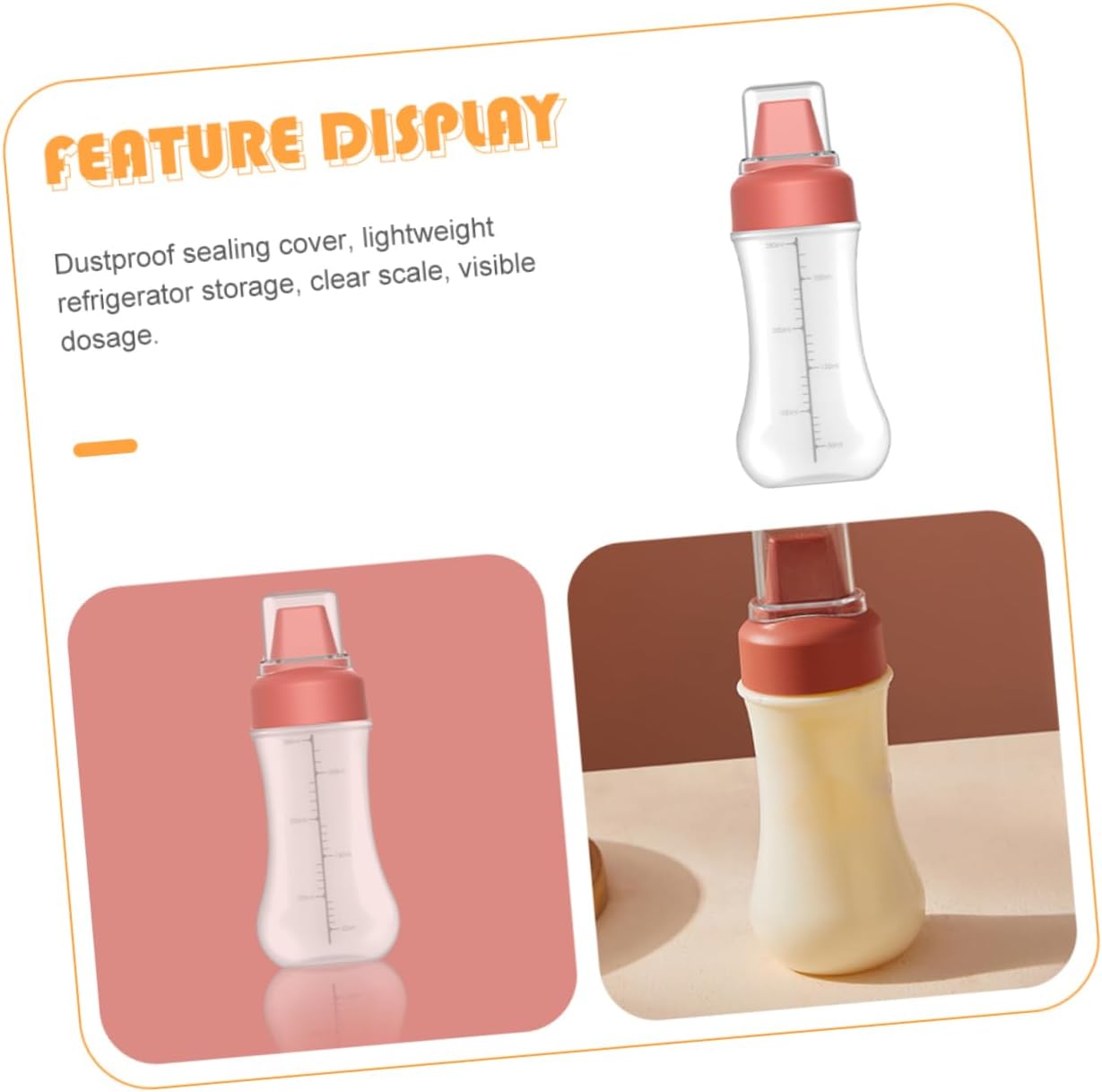 CIYODO Soy Sauce Squeeze Bottle with 5 Holes