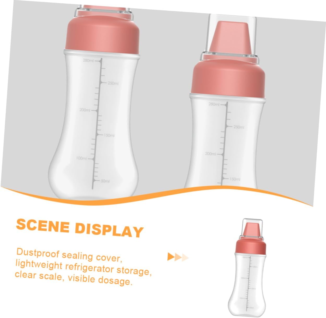 Zerodeko Condiment Squeeze Bottle for Oil and Peanut Butter 1