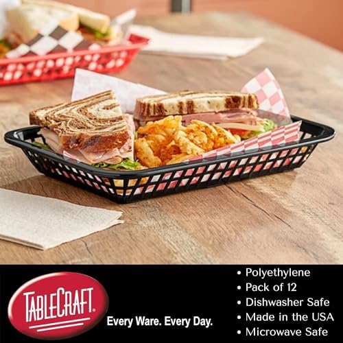 TableCraft C1079BK Cash and Carry Grande Basket Pack of 12