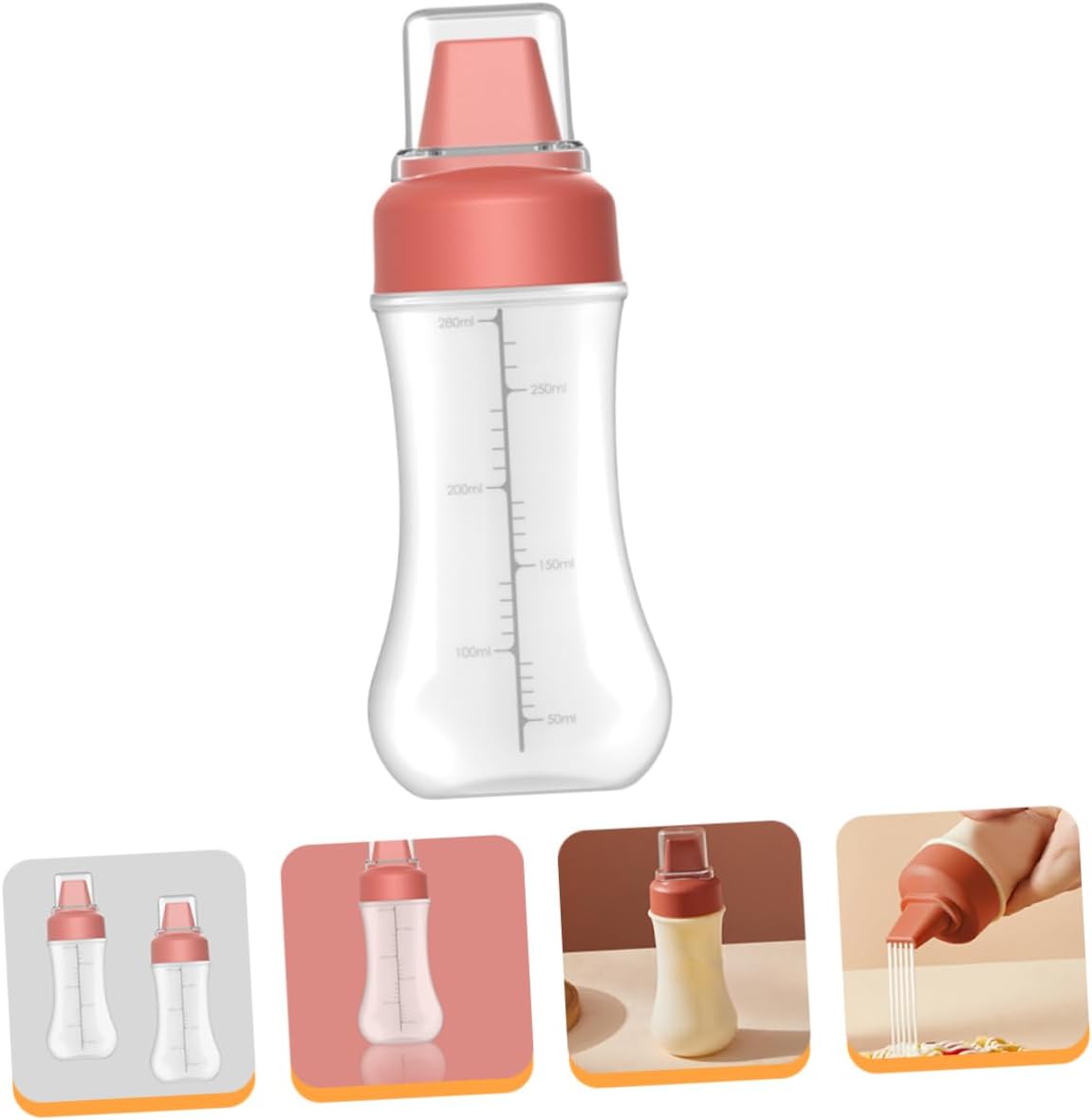 SHOWERORO Squeeze Bottles for Condiments and Sauces 1