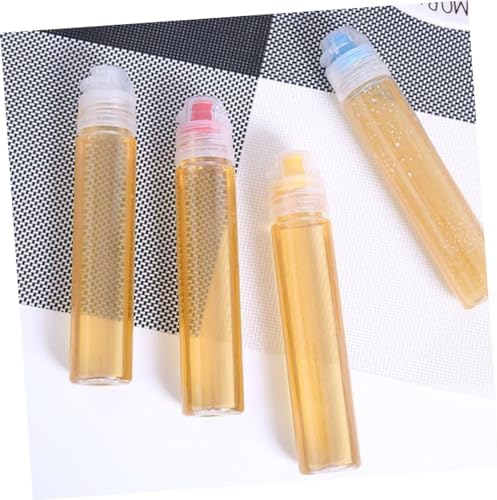 UTHCLO 4 Pack PVC Condiment Storage Bottles