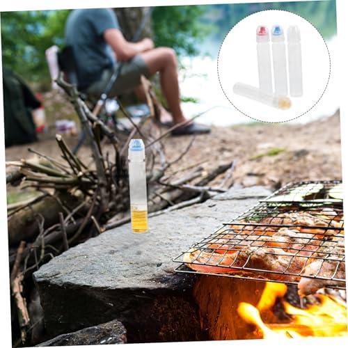 MUCKLILY 4pcs2 Mini Squeeze Condiment Bottles