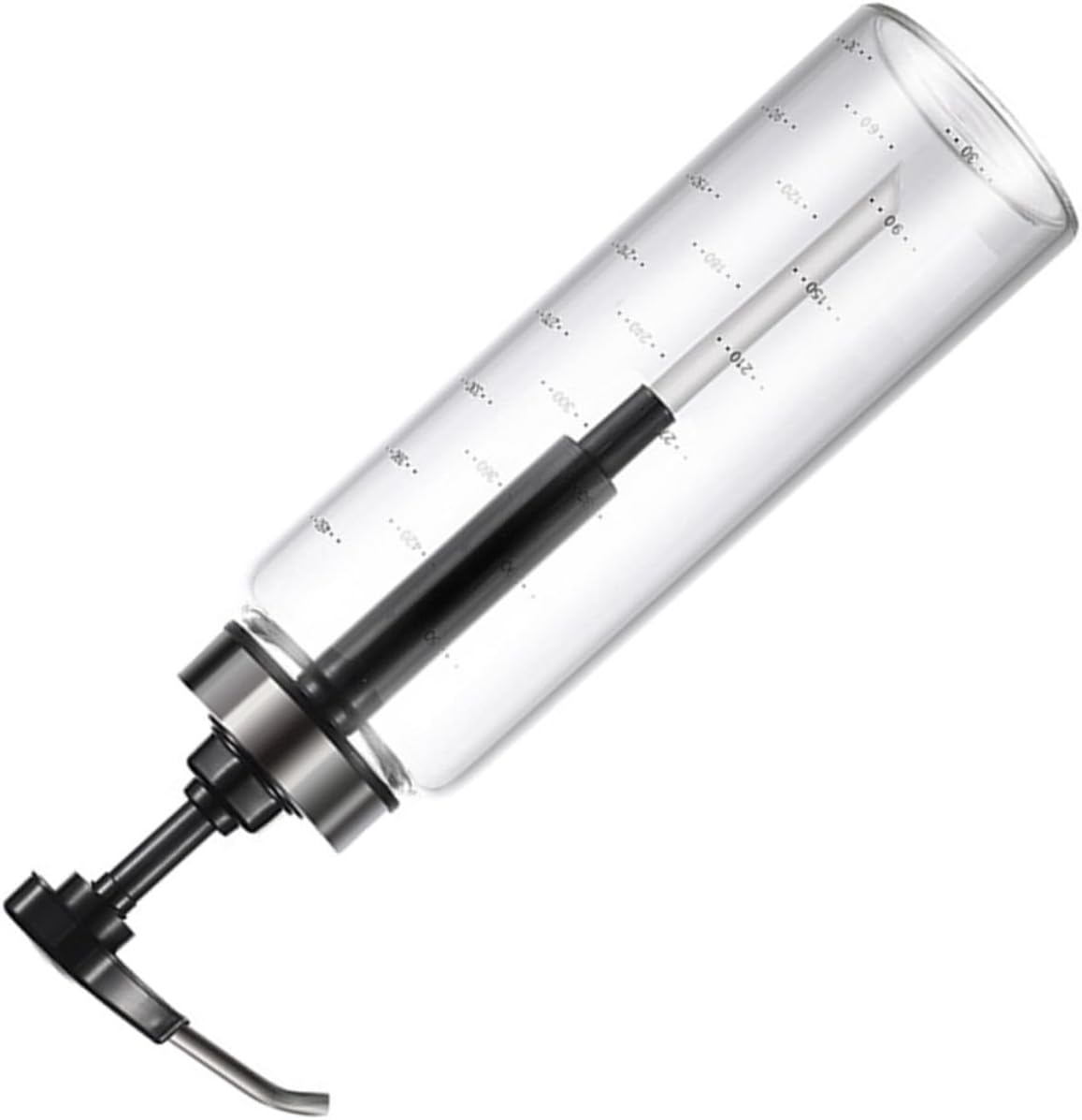 Zerodeko Honey Dispenser Jar with Metal Glass Design