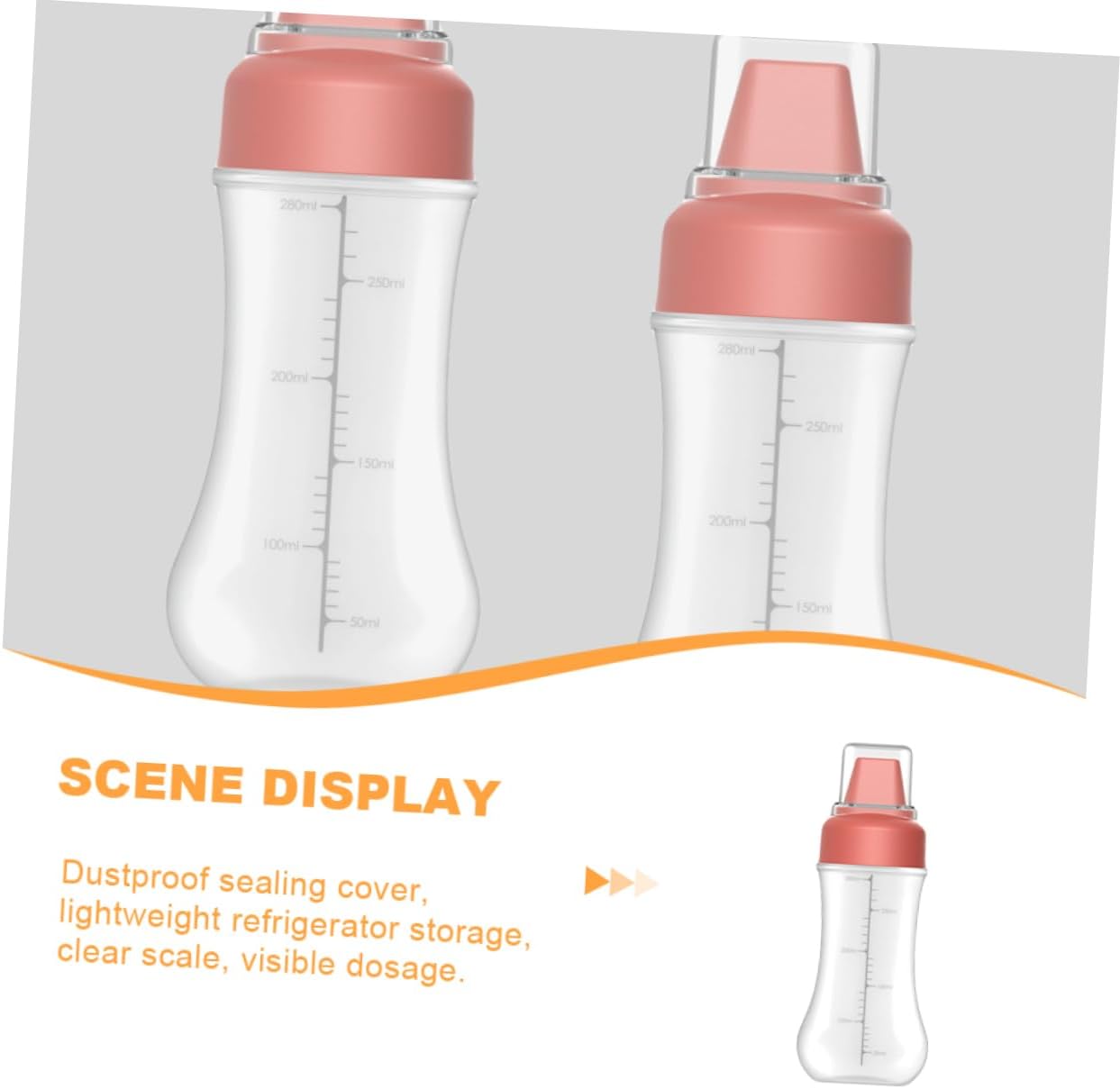 CIYODO Soy Sauce Squeeze Bottle with 5 Holes