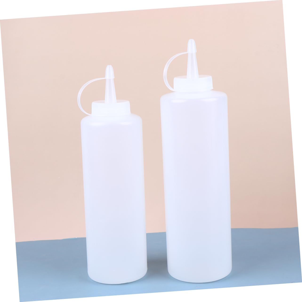 4pcs Salad Dressing Squeeze Bottles with Lids for Easy Kitchen Use