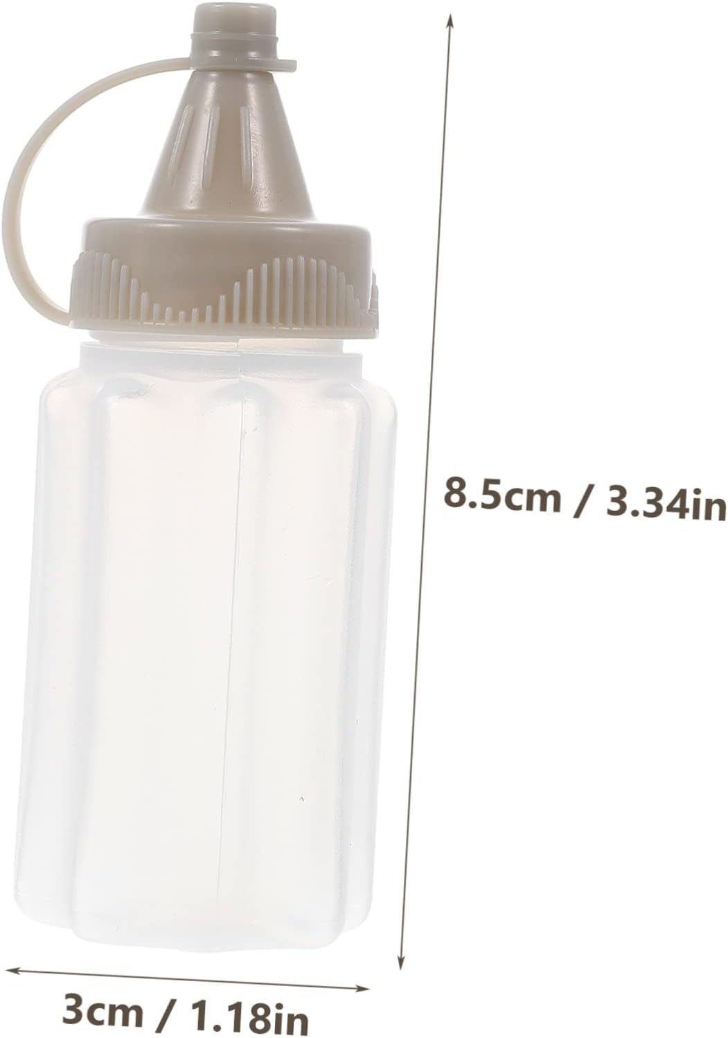 FELTECHELECTR Condiment Bottles Set of 8 for Kitchen Use