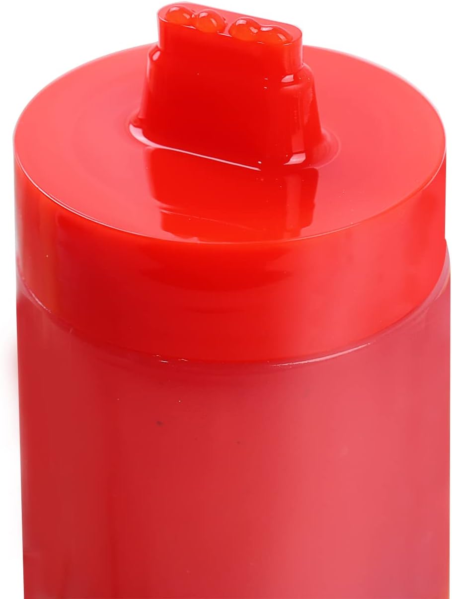 Melostu 4-Hole Condiment Squeeze Bottles 2-Pack