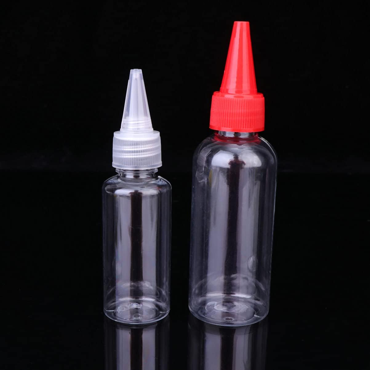 Cabilock 20pcs Condiment Squeeze Bottles with Cap and Lid
