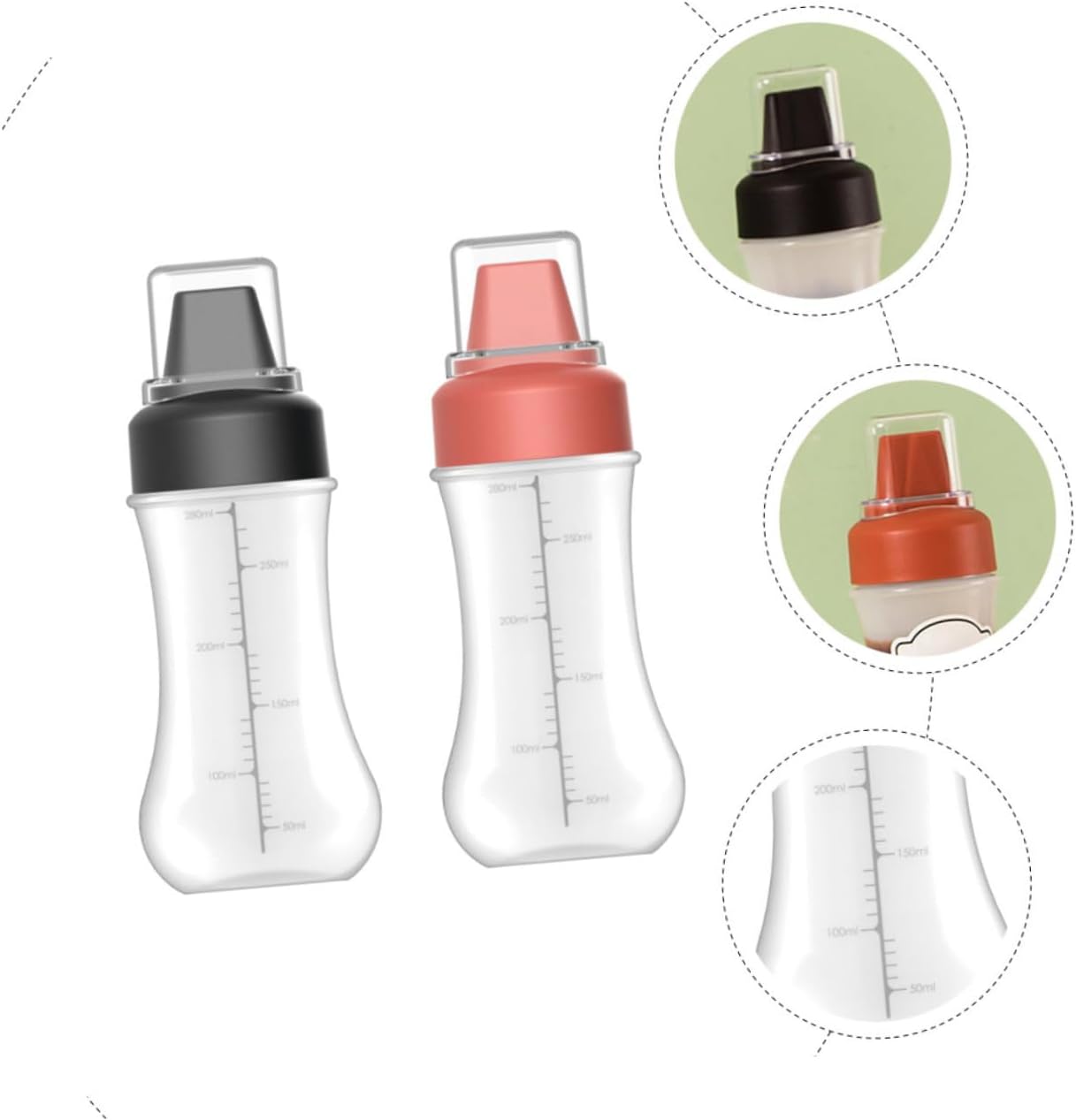 Zerodeko Jam Squeeze Bottles with Ketchup Holder 1