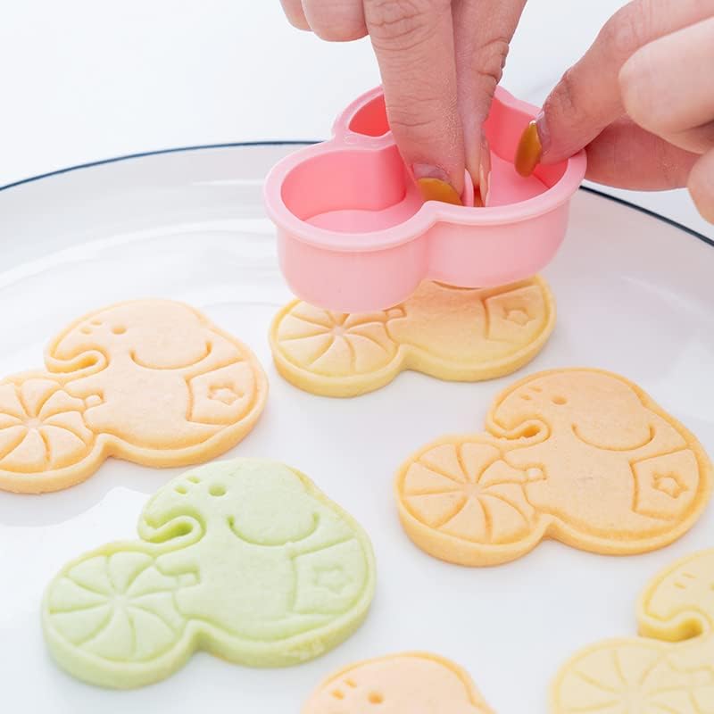 6 Piece Circus Cookie Cutters Set with Clowns and Cartoon Designs