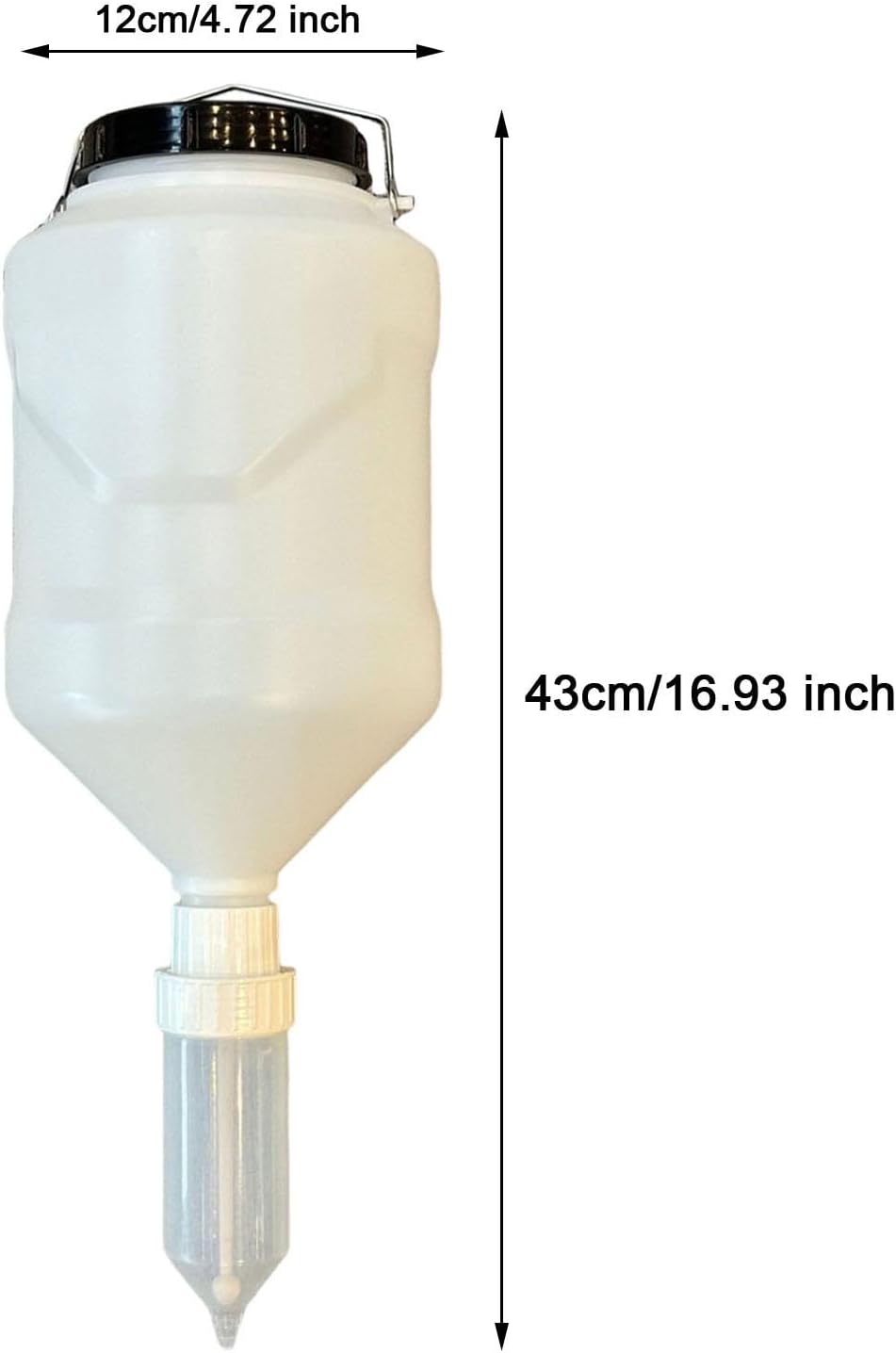 Hanging Sauce Dispenser 3L Refillable Condiment Bottle for Kitchen Use
