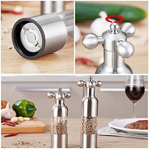 FUEAST Salt Pepper Grinder Set 2PC with Handle